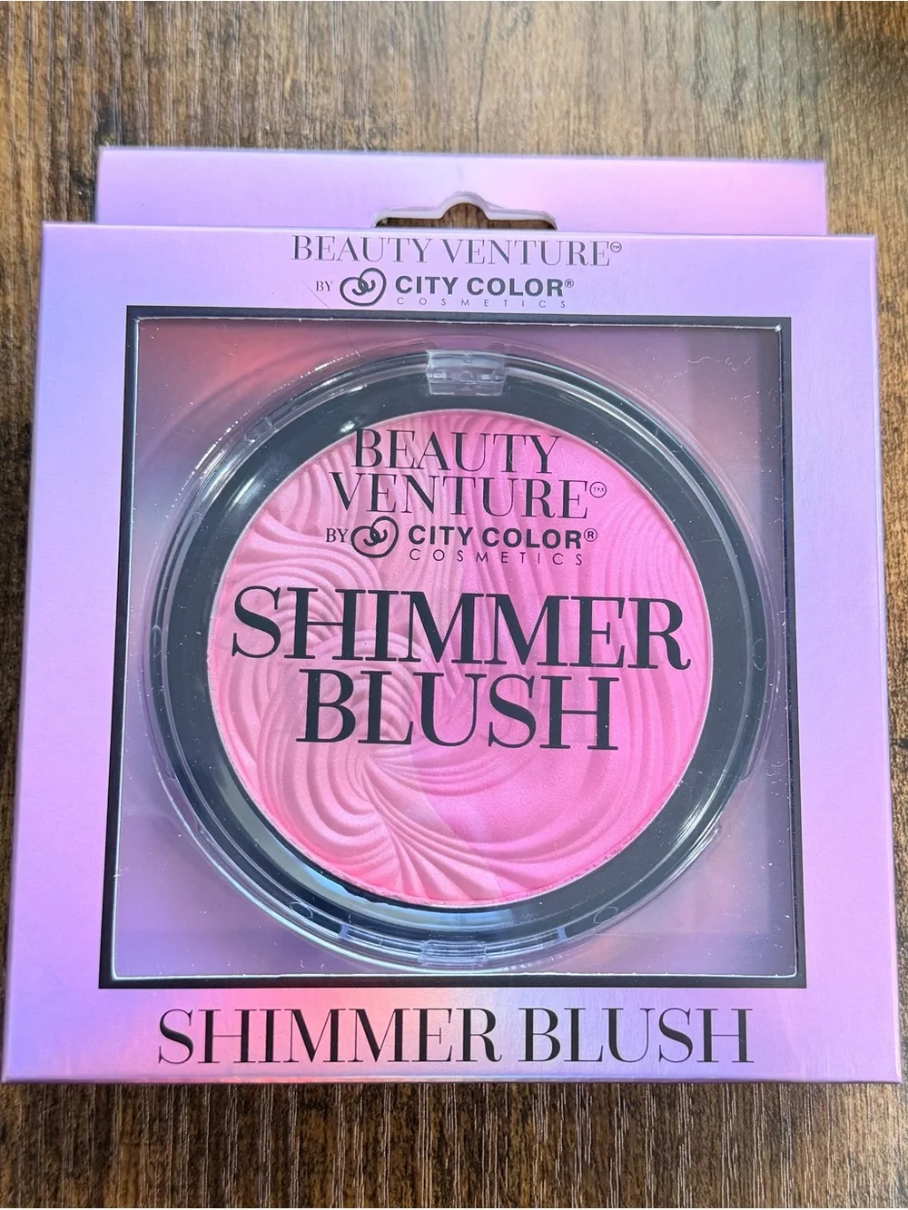 City Color Dual-Tone Pink Shimmer Blush